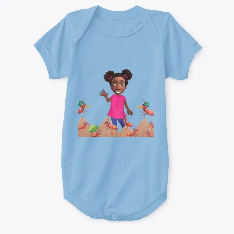 Nylah with Ants - Kids Cloth